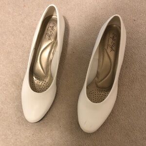 Soft Style White Heels